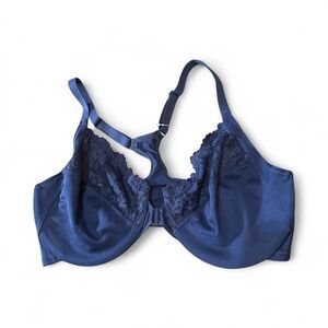 Delimira Front Closure Bra Nightfall Blue Size 38DD